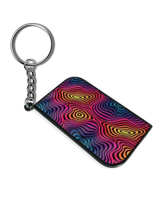 Colorful Fluid Curved Keychain Zapvi