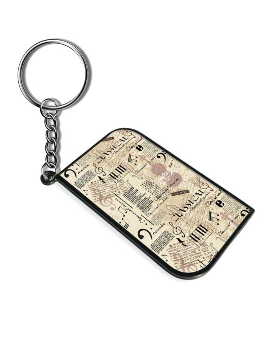 Classical Music Lpattern Keychain Zapvi