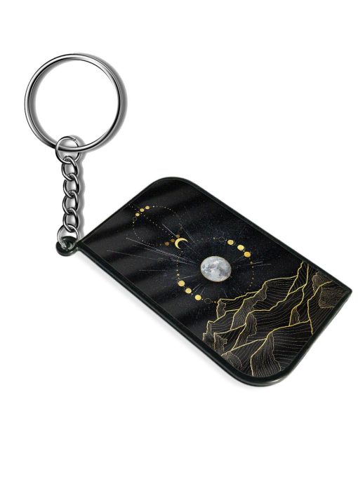 Moon Artwork Keychain Zapvi