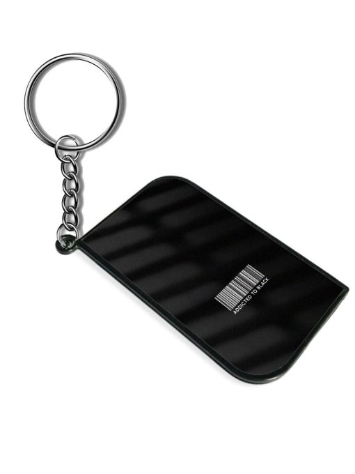 Addicted To Black Keychain Zapvi