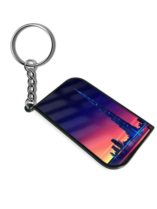 Burj Khalifa Abstract Keychain Zapvi