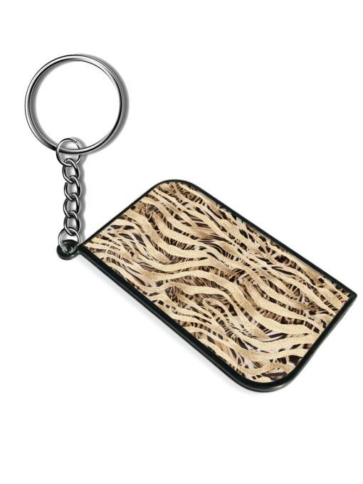 Abstract Furry Leopard Keychain Zapvi