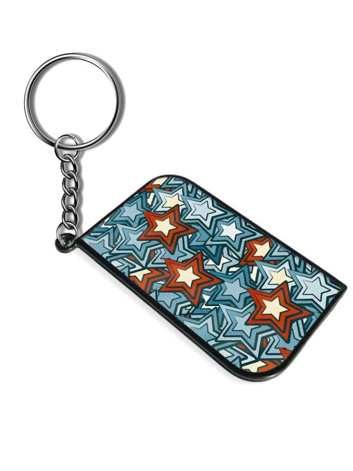 Blue Stars Seamless Keychain Zapvi