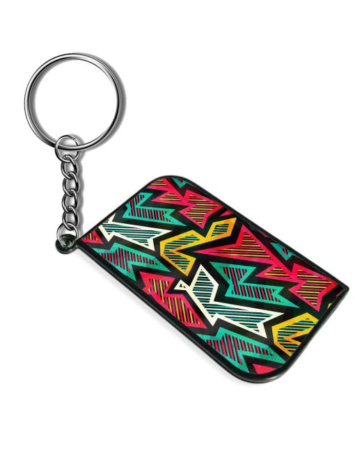 Bright Geometric Seamless Keychain Zapvi