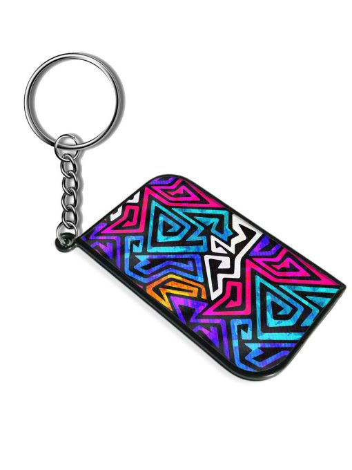 Bright Maze Seamless Keychain Zapvi