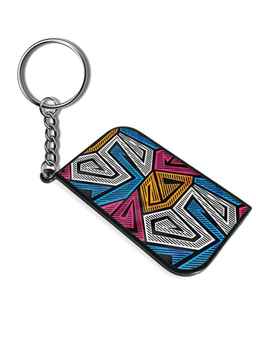 Spiral Seamless Pattern Keychain Zapvi