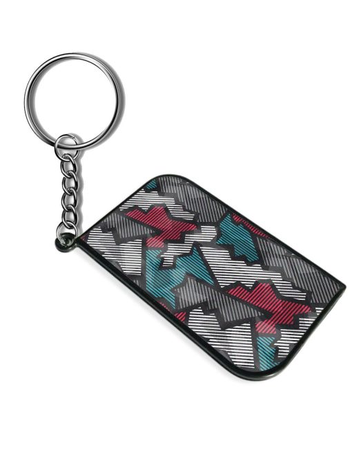 Technology Seamless Pattern Keychain Zapvi