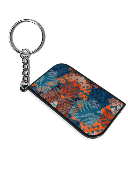 Abstract Jungle Print Keychain Zapvi