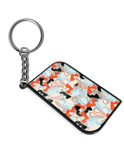 Abstract Seamless Backdrop Keychain Zapvi