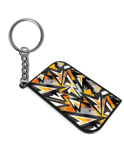 Abstract Seamless Chaotic Keychain Zapvi