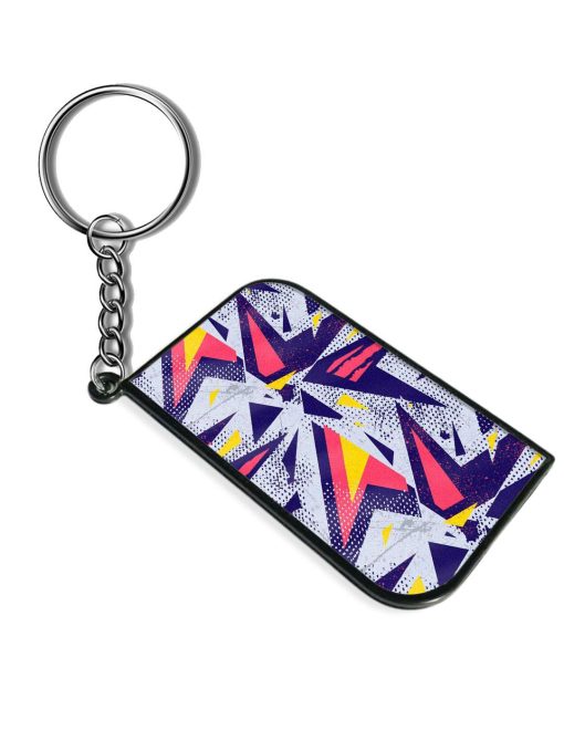 Abstract Seamless Geometric Keychain Zapvi