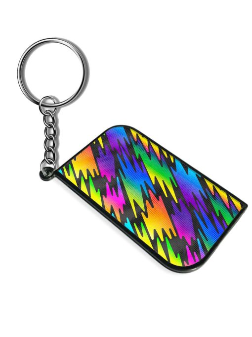 Abstract Seamless Geometric Keychain Zapvi