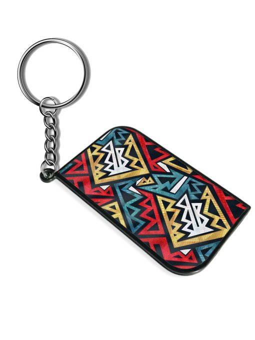 Ancient Geometric Vector Keychain Zapvi