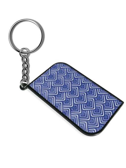 Blue Gradient Rounded Keychain Zapvi