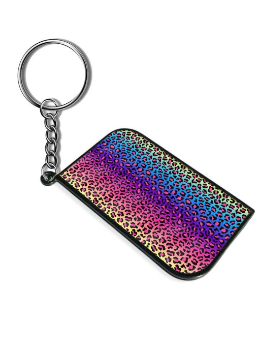 Colorful Leopard Seamless Keychain Zapvi