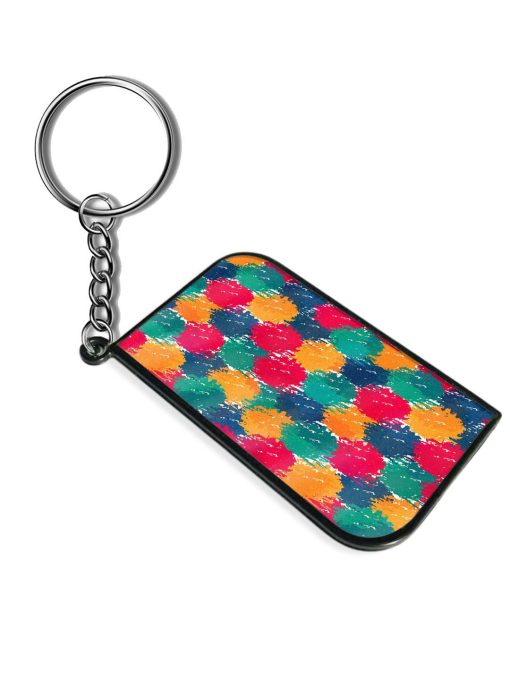 Painting Style Seamless Keychain