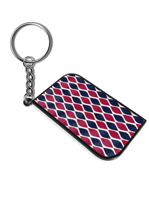 Retro Mosaic Seamless Keychain