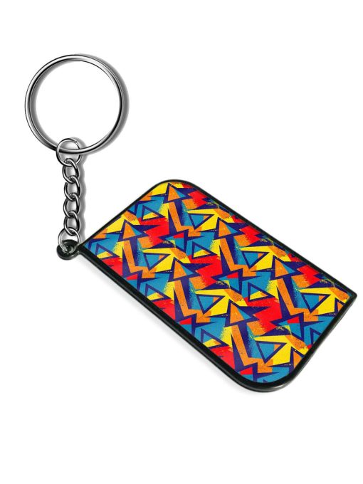 Seamless Abstract Pattern Keychain Zapvi