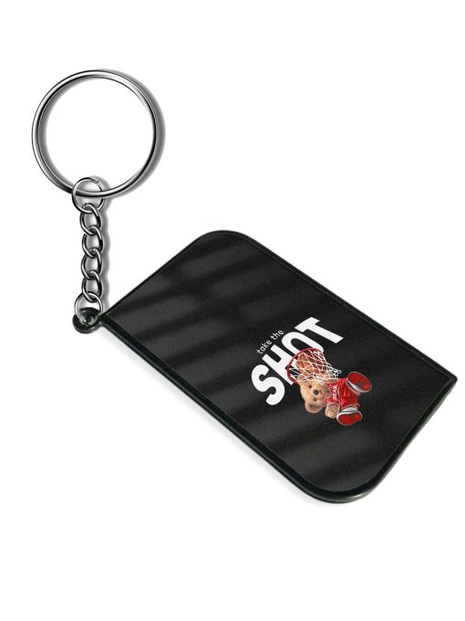 Take Shot Slogan Keychain Zapvi