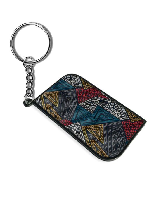 Vintage Geometric Vector Keychain Zapvi