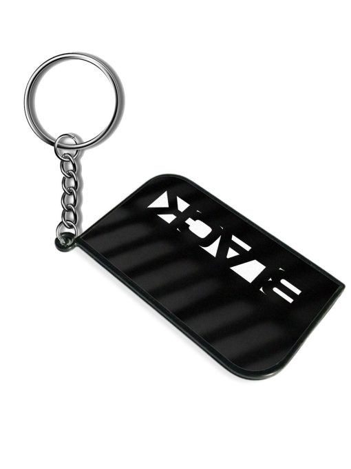 Black Typo Keychain Zapvi