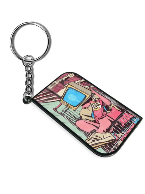 Toaster Oven Head Keychain