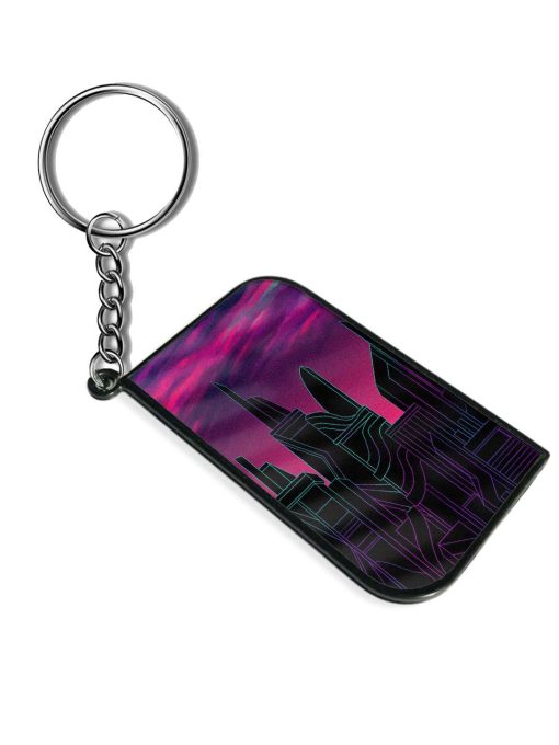 Red Sky At Morning Keychain Zapvi