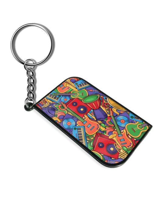 Colorful Music Art Keychain Zapvi