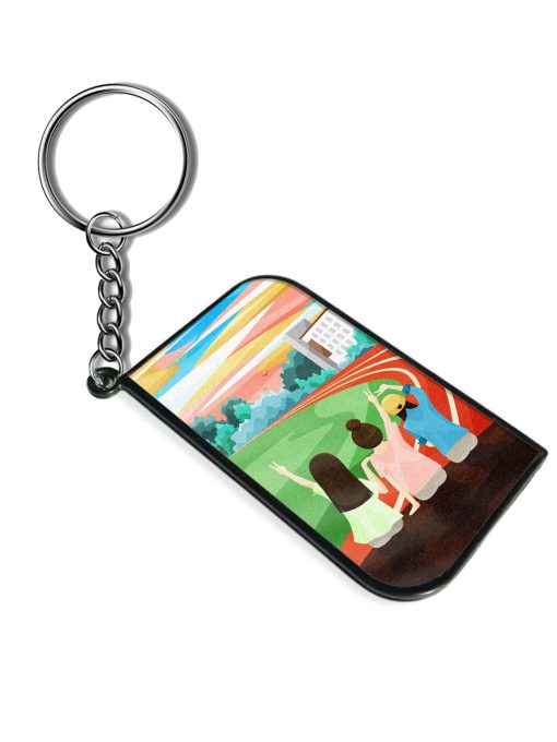 School Playground Keychain Zapvi