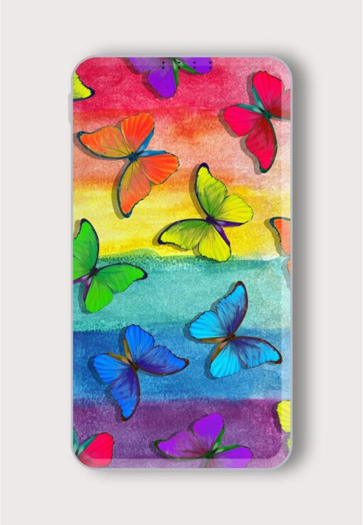 Colors Rainbow Pattern Printed Designer 10000 mAh PowerBank Zapvi