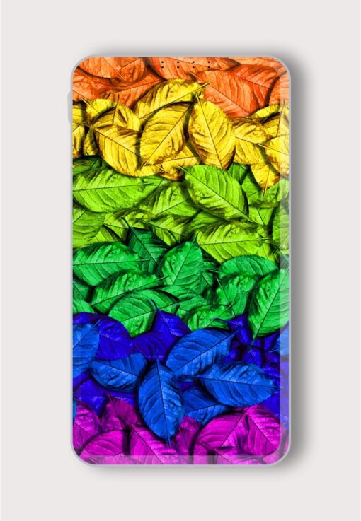 Colors Rainbow Multicolored Printed Designer 10000 mAh PowerBank Zapvi