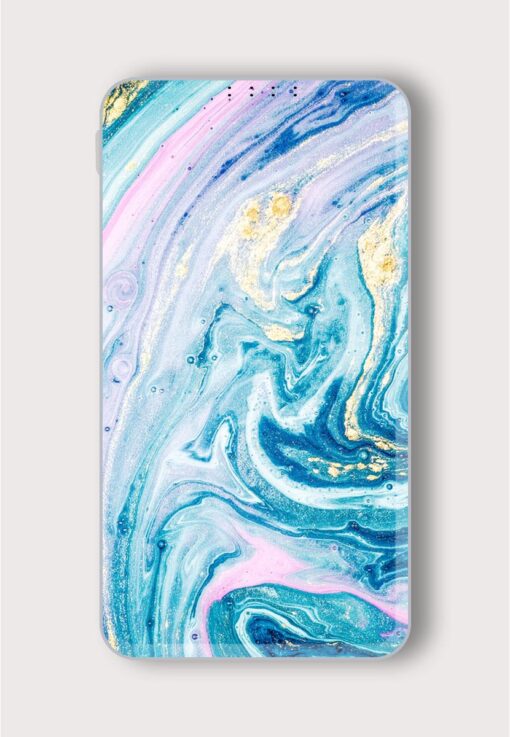 Abstract Ocean Art Printed Designer 10000 mAh PowerBank Zapvi