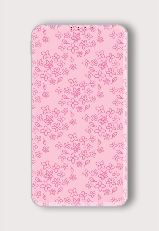 Abstract Floral Seamless Printed Designer 10000 mAh PowerBank Zapvi