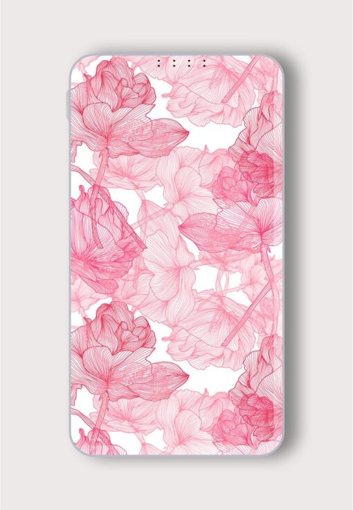 Elegant Seamless Pattern Printed Designer 10000 mAh PowerBank Zapvi