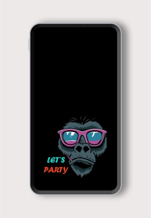 Funky Gorilla Logo Printed Designer 10000 mAh PowerBank Zapvi