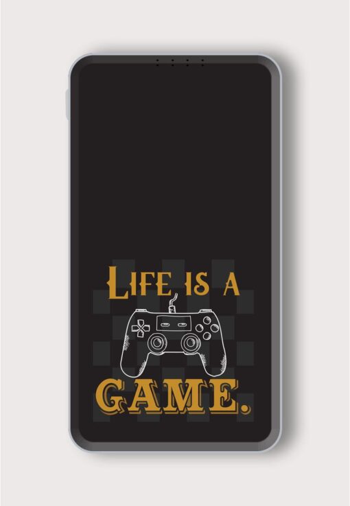 Gamer Vintage Tshirt Printed Designer 10000 mAh PowerBank Zapvi