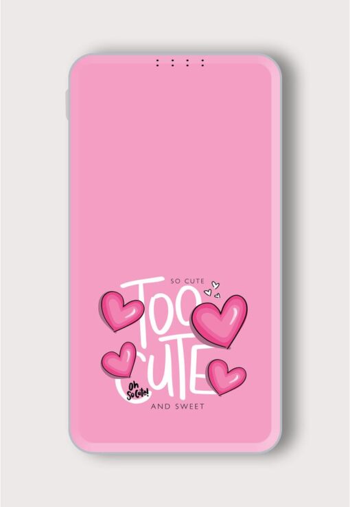 Cute Slogan Text Printed Designer 10000 mAh PowerBank Zapvi