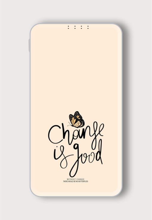 Inspirational Quote Slogan Printed Designer 10000 mAh PowerBank Zapvi