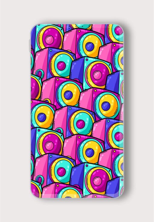 Seamless Pattern Cartoon Printed Designer 10000 mAh PowerBank Zapvi