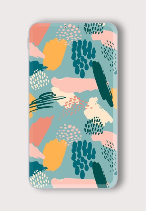 Abstract Artistic Seamless Printed Designer 10000 mAh PowerBank Zapvi