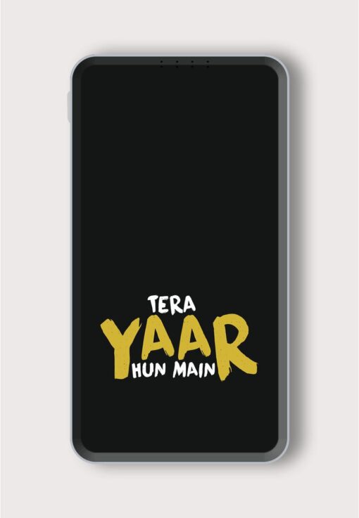 Humorous Hindi Quote Printed Designer 10000 mAh PowerBank Zapvi