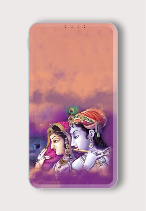 Radha Krishna Poster Printed Designer 10000 mAh PowerBank Zapvi