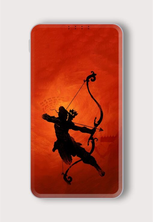 Illustration Lord Rama Printed Designer 10000 mAh PowerBank Zapvi