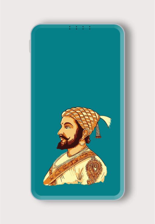 Drawing Sketch Chhatrapati Printed Designer 10000 mAh PowerBank Zapvi