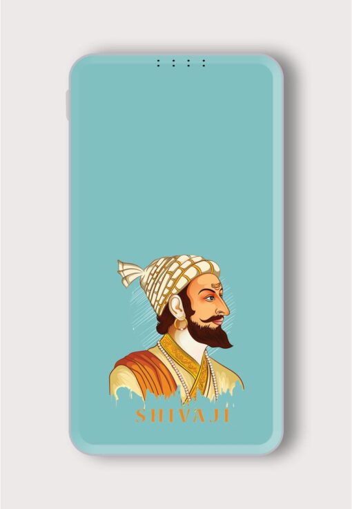 Illustration Chatrapati Sjiivaji Printed Designer 10000 mAh PowerBank Zapvi