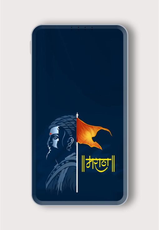 Illustration Chhatrapati Shivaji Printed Designer 10000 mAh PowerBank Zapvi