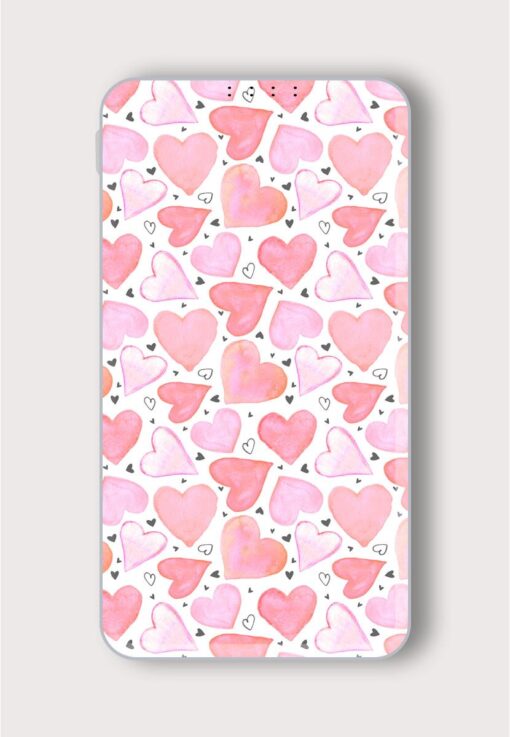 Seamless Pattern Watercolor Printed Designer 10000 mAh PowerBank Zapvi