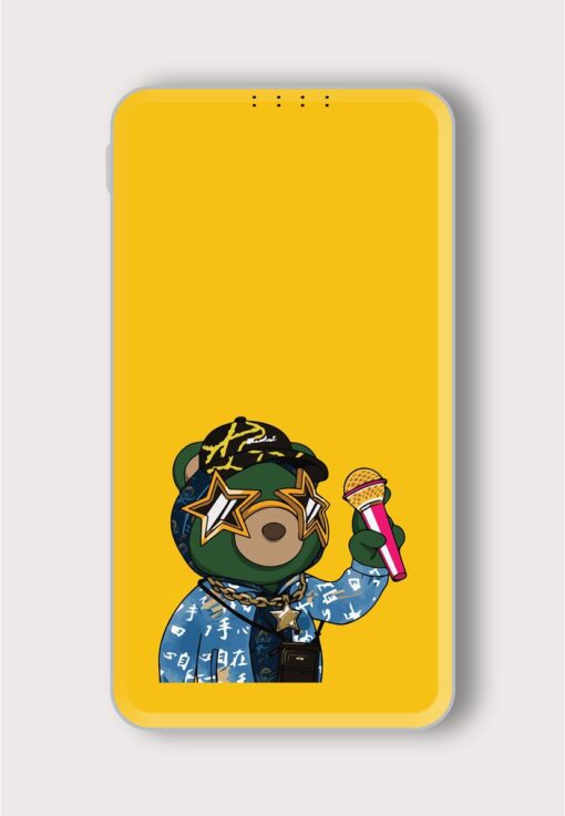 Green Phanta Bear Printed Designer 10000 mAh PowerBank Zapvi