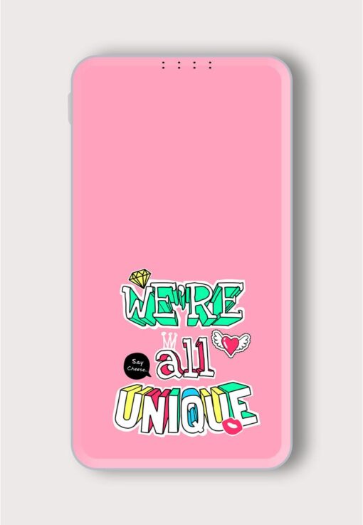 Unique Slogan Color Printed Designer 10000 mAh PowerBank Zapvi