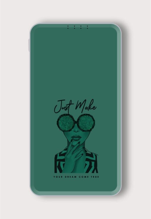 Typography Slogan Bw Printed Designer 10000 mAh PowerBank Zapvi